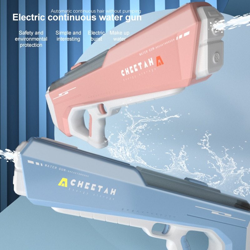 Pistolet à eau entièrement électrique, jouet de piscine, jouets pour adultes, jeux de plein air, pistolet à eau à haute pression, jouets d'été pour enfants
