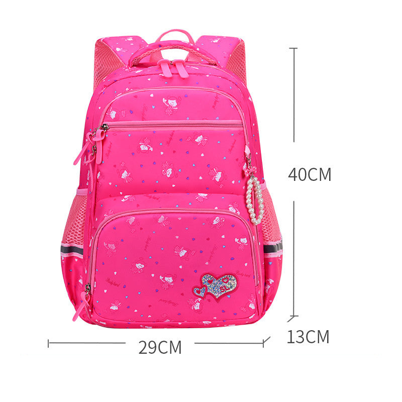 Sac à dos pour enfants de style princesse mignon de dessin animé de mode
