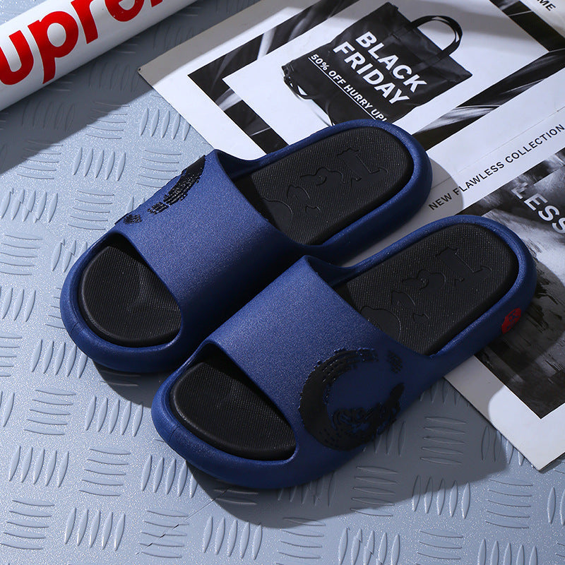 Zapatillas de hombre Ropa de verano Fondo grueso