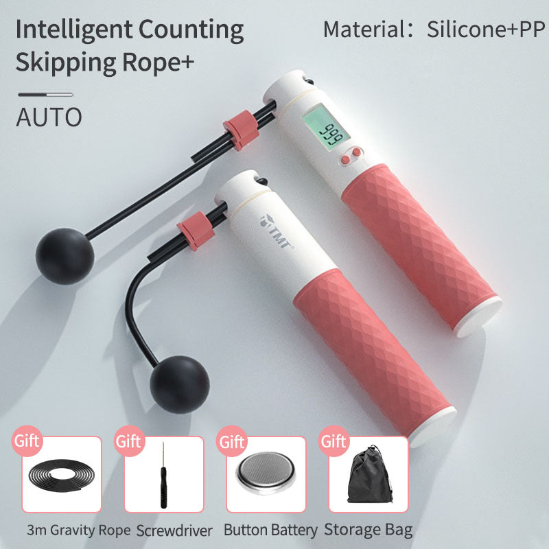 TMT Electronic Wireless Skipping Weight-bearing  Skipping Rope Non-slip Handle