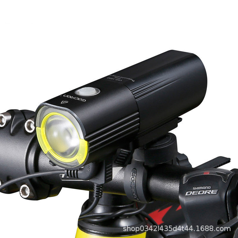 Phare de vélo étanche, banque d'alimentation de 1600 lumens