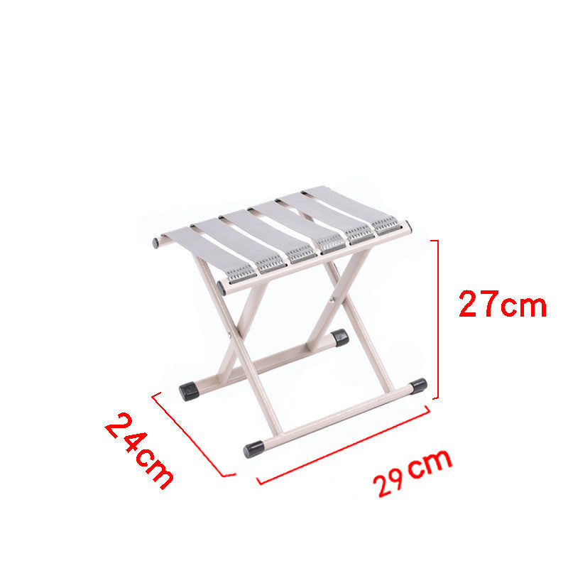Silla plegable portátil para exteriores.
