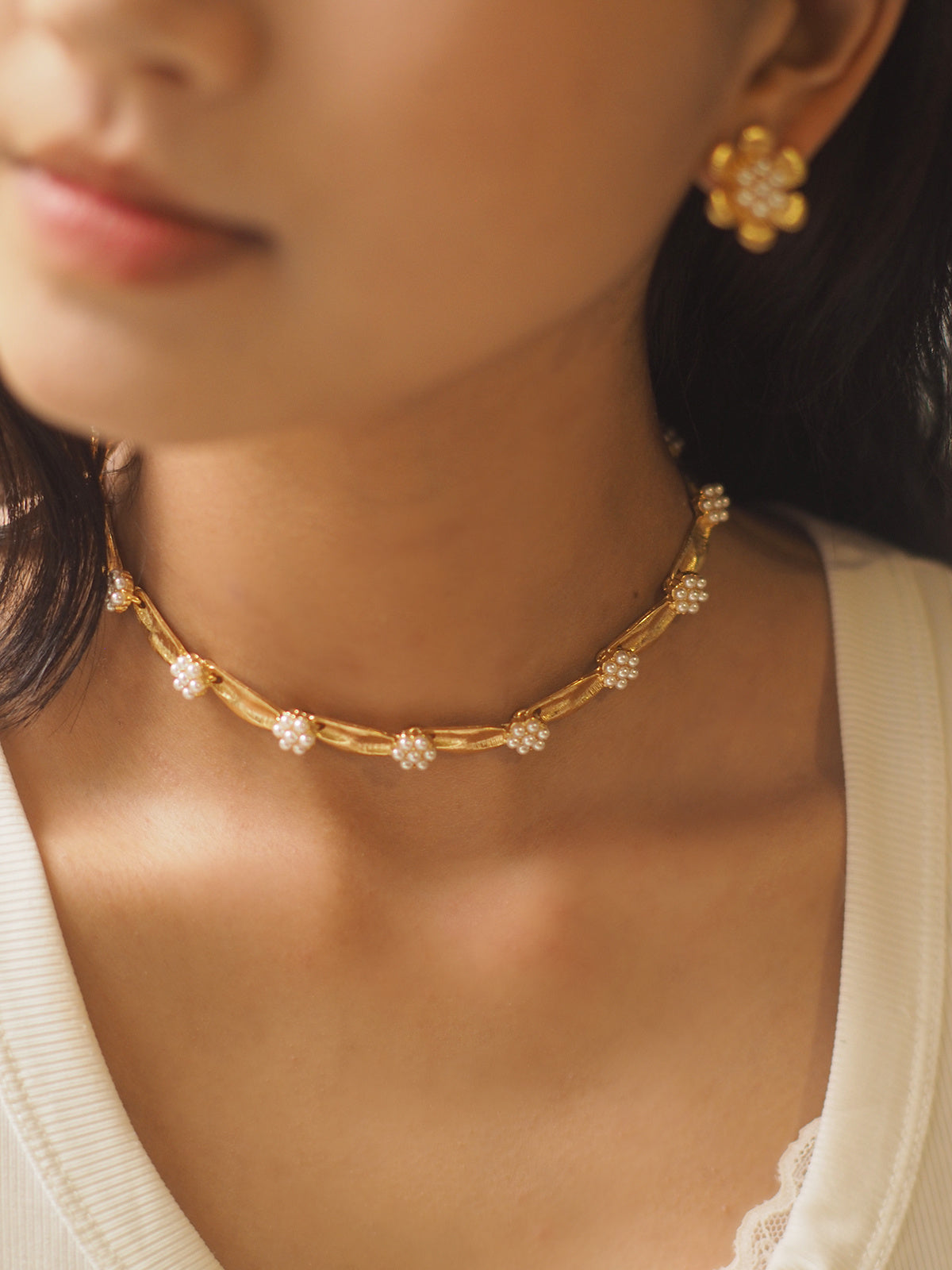 Collier Anniversaire Ruban Moyen Ancien