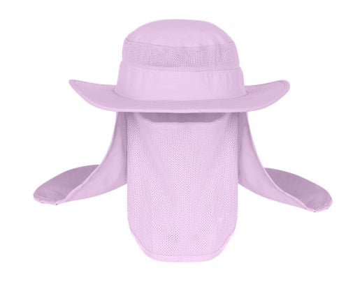 Chapeau de pêcheur avec protection à 360 degrés contre le soleil, l'eau et les UV 