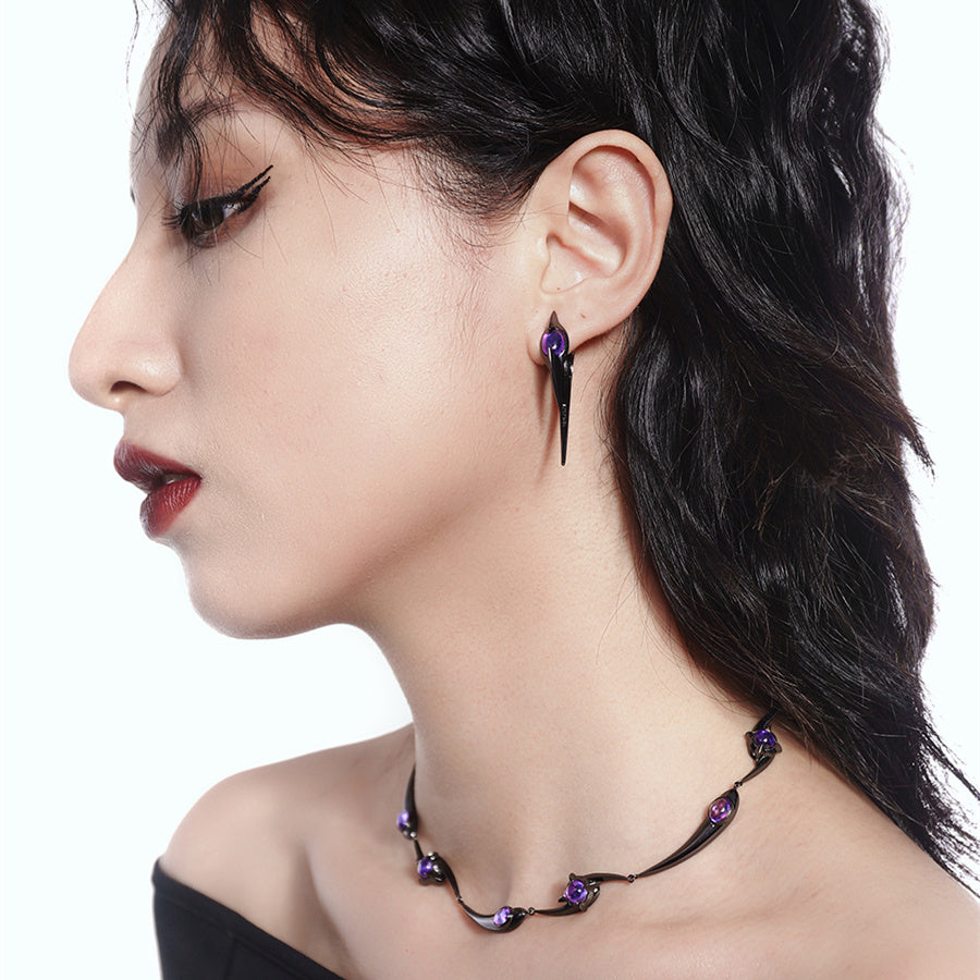 Cadena de clavícula misteriosa Zibao metálica