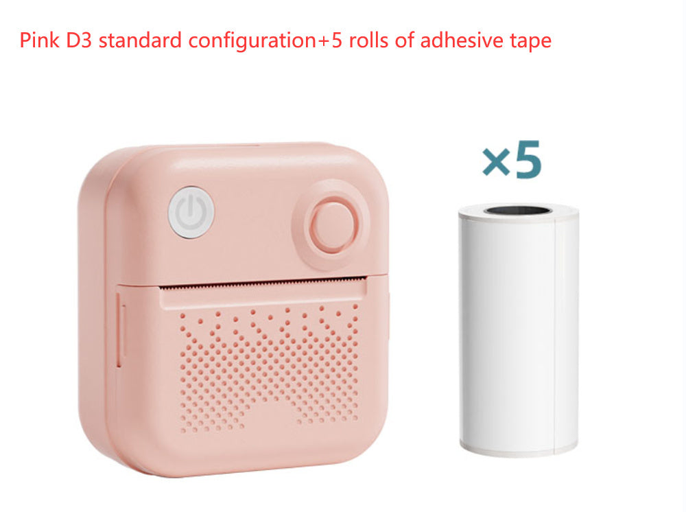 Mini impresora de etiquetas Impresora portátil de bolsillo para estudiantes