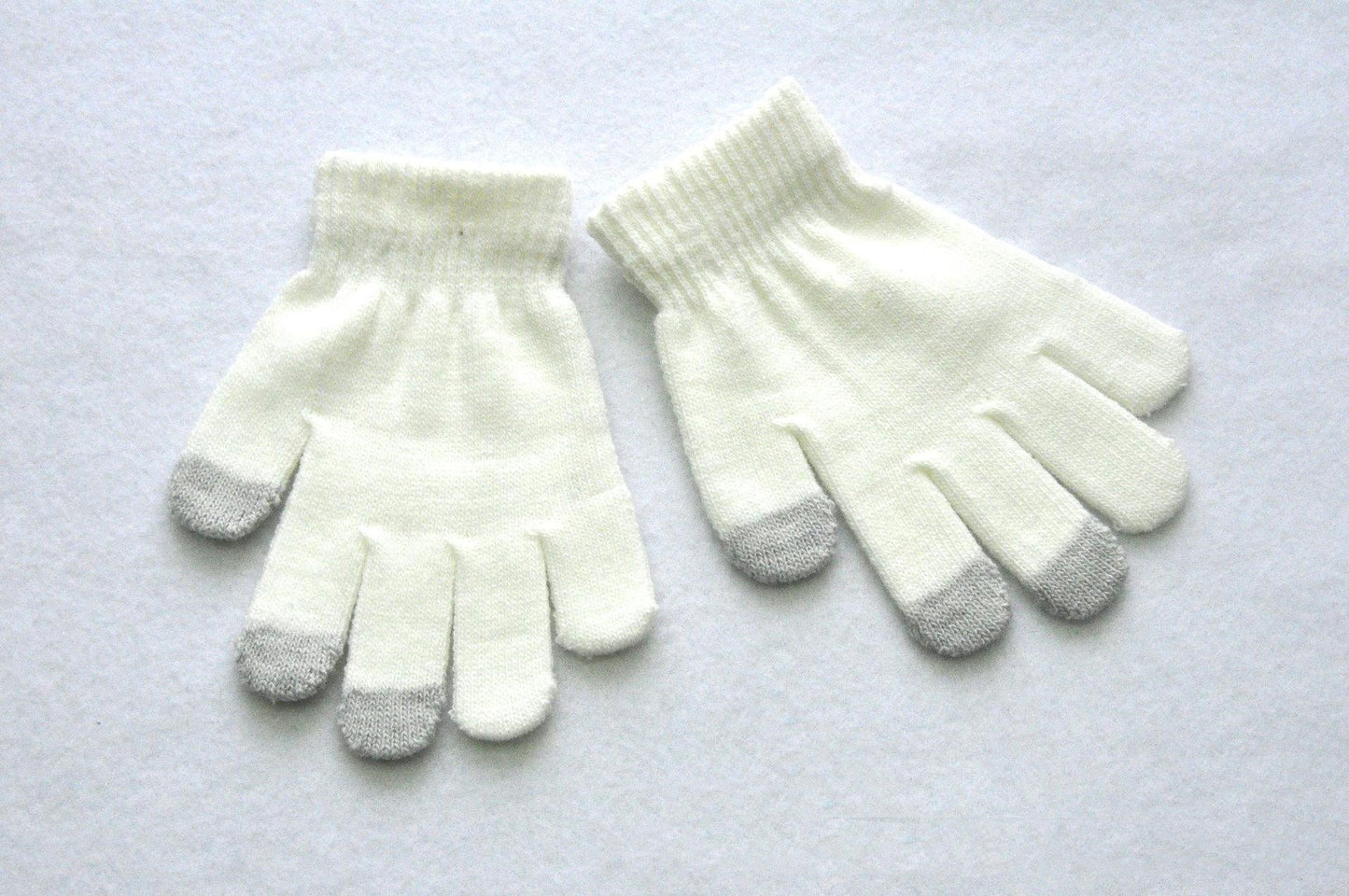 Gants tricotés froids et chauds pour écran tactile pour enfants