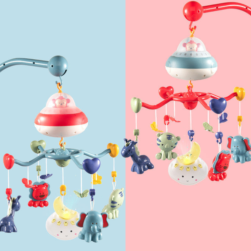 Support de hochets de dessin animé pour bébé, hochets électriques tourbillonnants intelligents, cadeau, décor de chambre de bébé