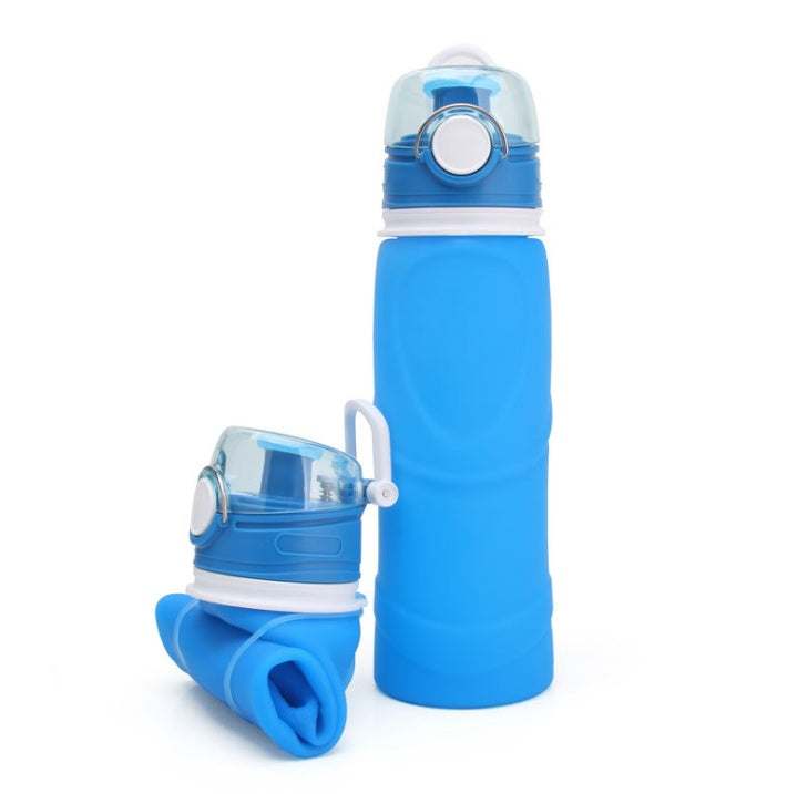 Bouteille d'eau pliante en Silicone bouteille d'eau en Silicone de qualité alimentaire voyage Portable tasse d'eau pliante voyage bouteille d'eau pliante