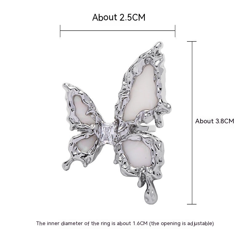 Original White Dream Butterfly Necklace For Women
