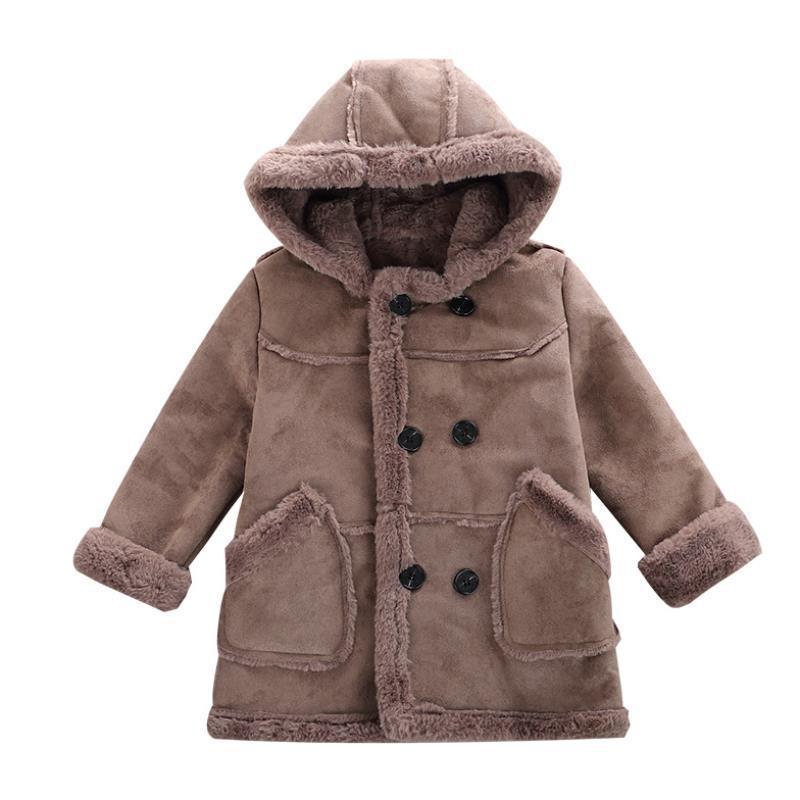 Trench-coat rembourré en daim pour garçons