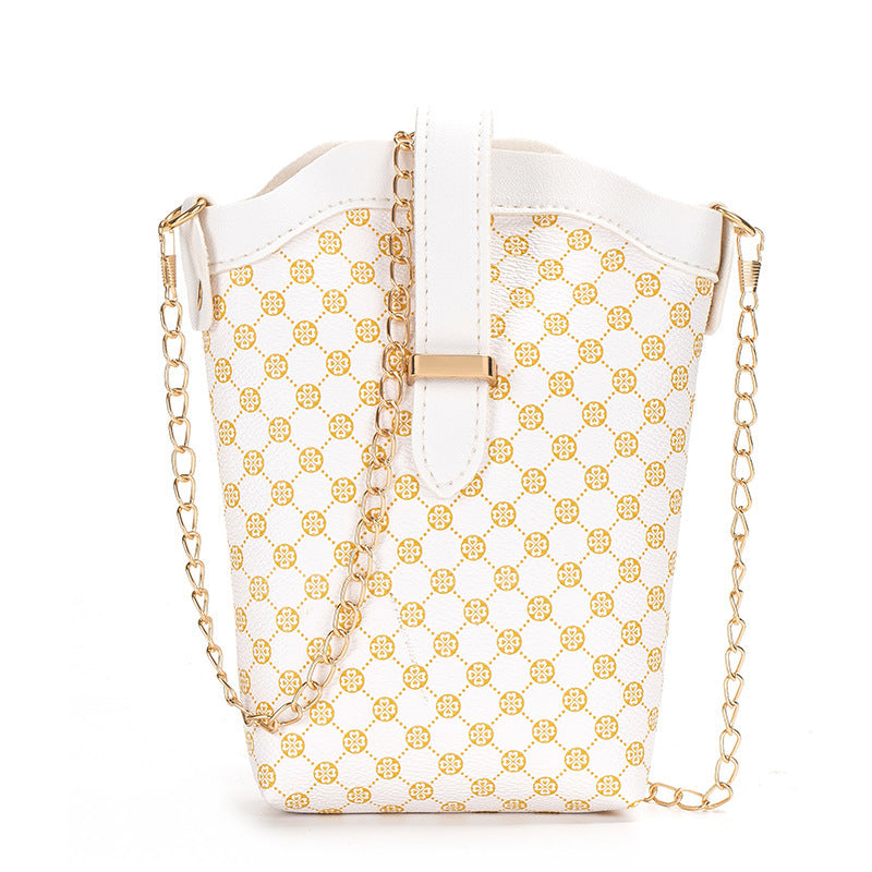 Bolso pequeño para teléfono móvil con bandolera que combina con todo a la moda y mini cubo