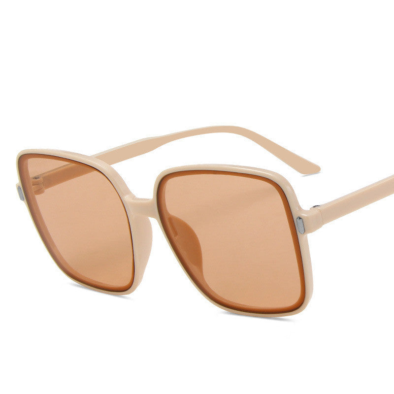 Lunettes de soleil Big Square Lunettes de soleil Rice Nail Lunettes de soleil