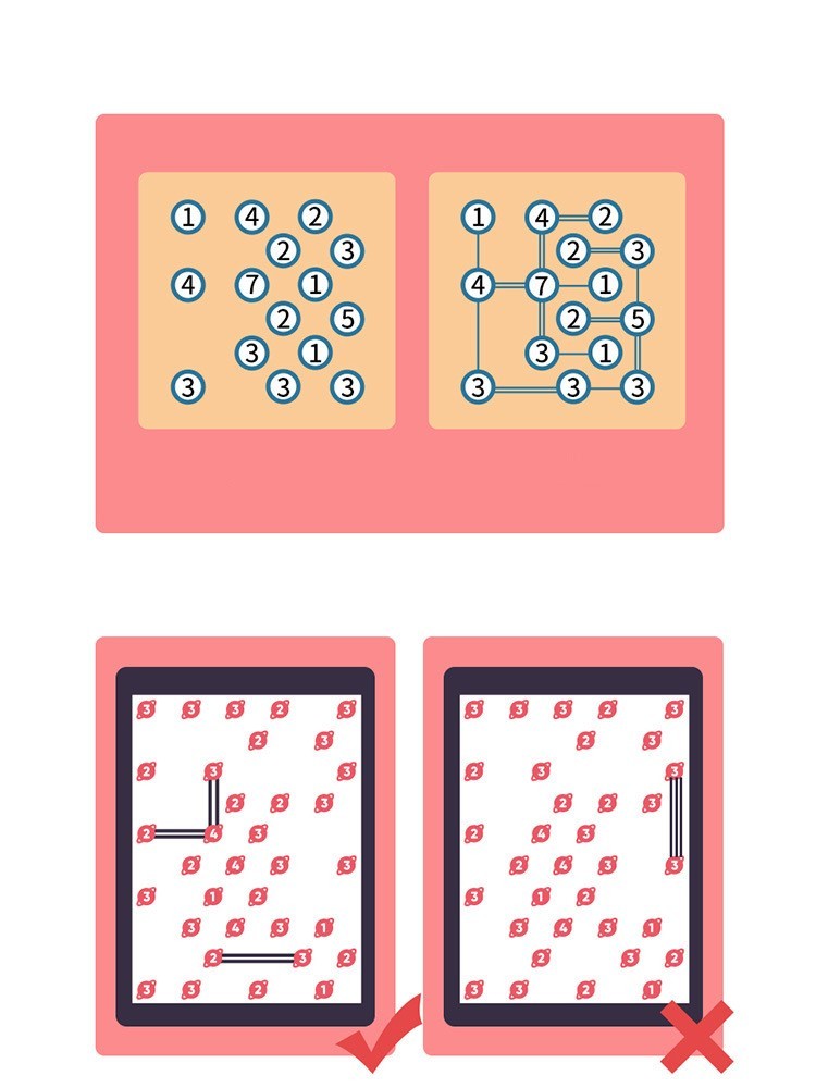 Juego de lógica educativo infantil.