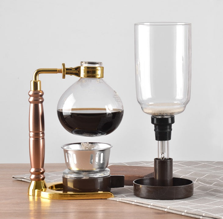 Siphon cafetière théière cafetière sous vide Machine en verre