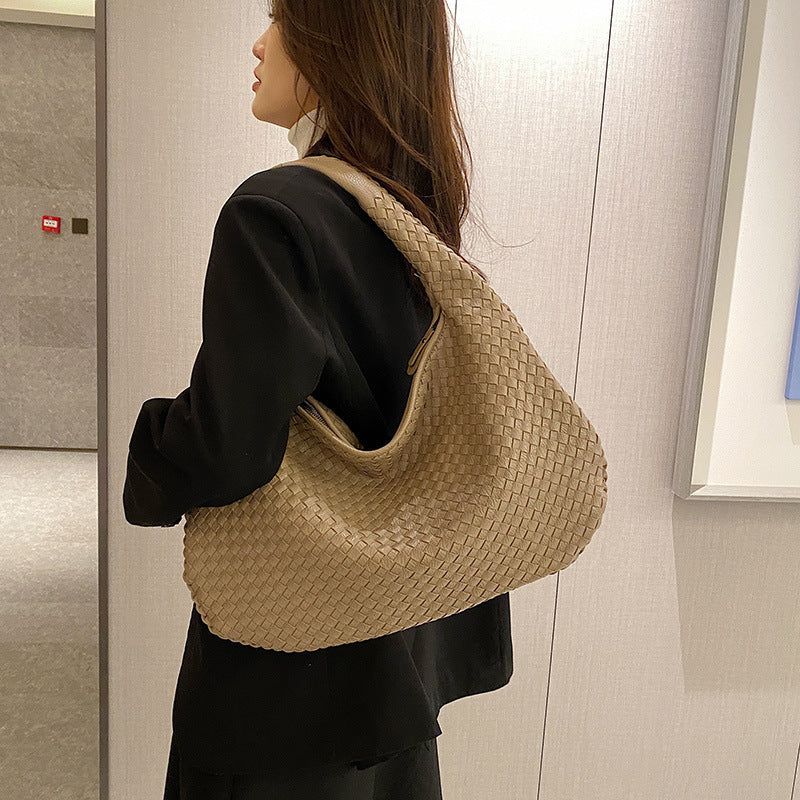 Hand-woven One Shoulder Bag Women's High-grade Women's Handbag