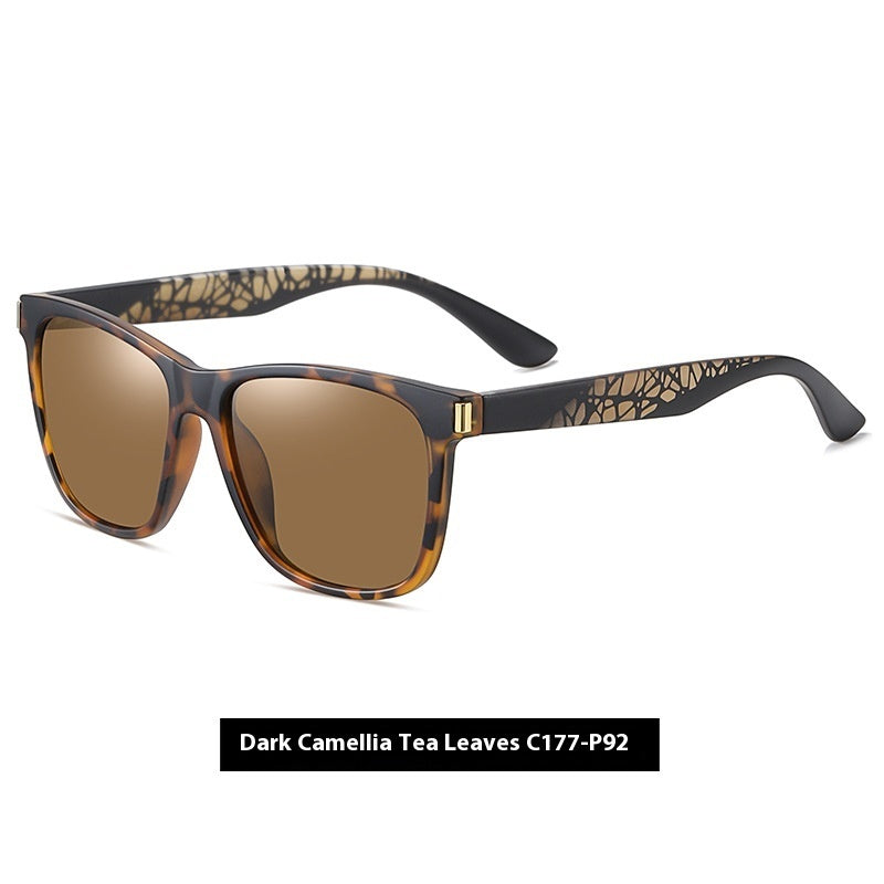 Korean Style TR3387 European And American Square Polarized Sunglasses