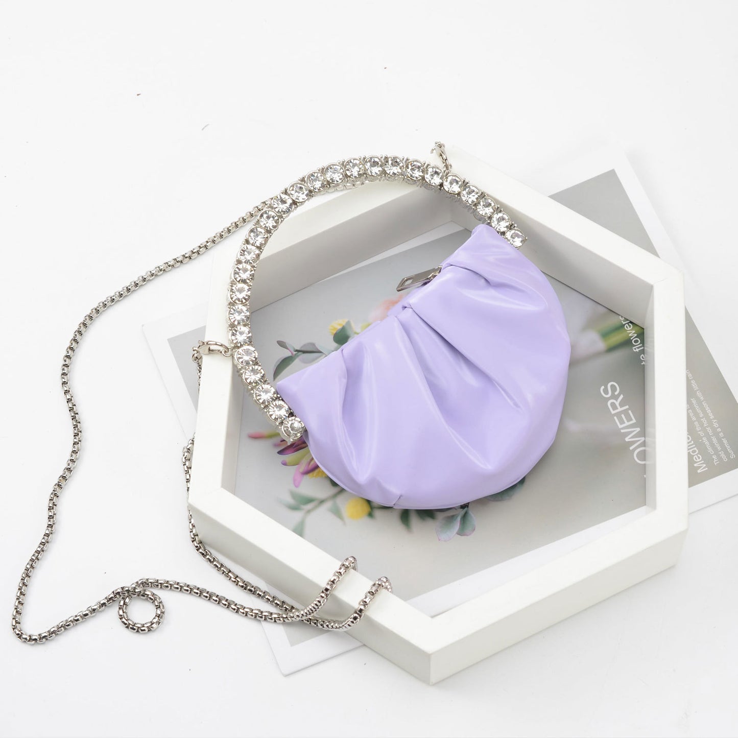 Women's Fashion Personality Diamond Clutch