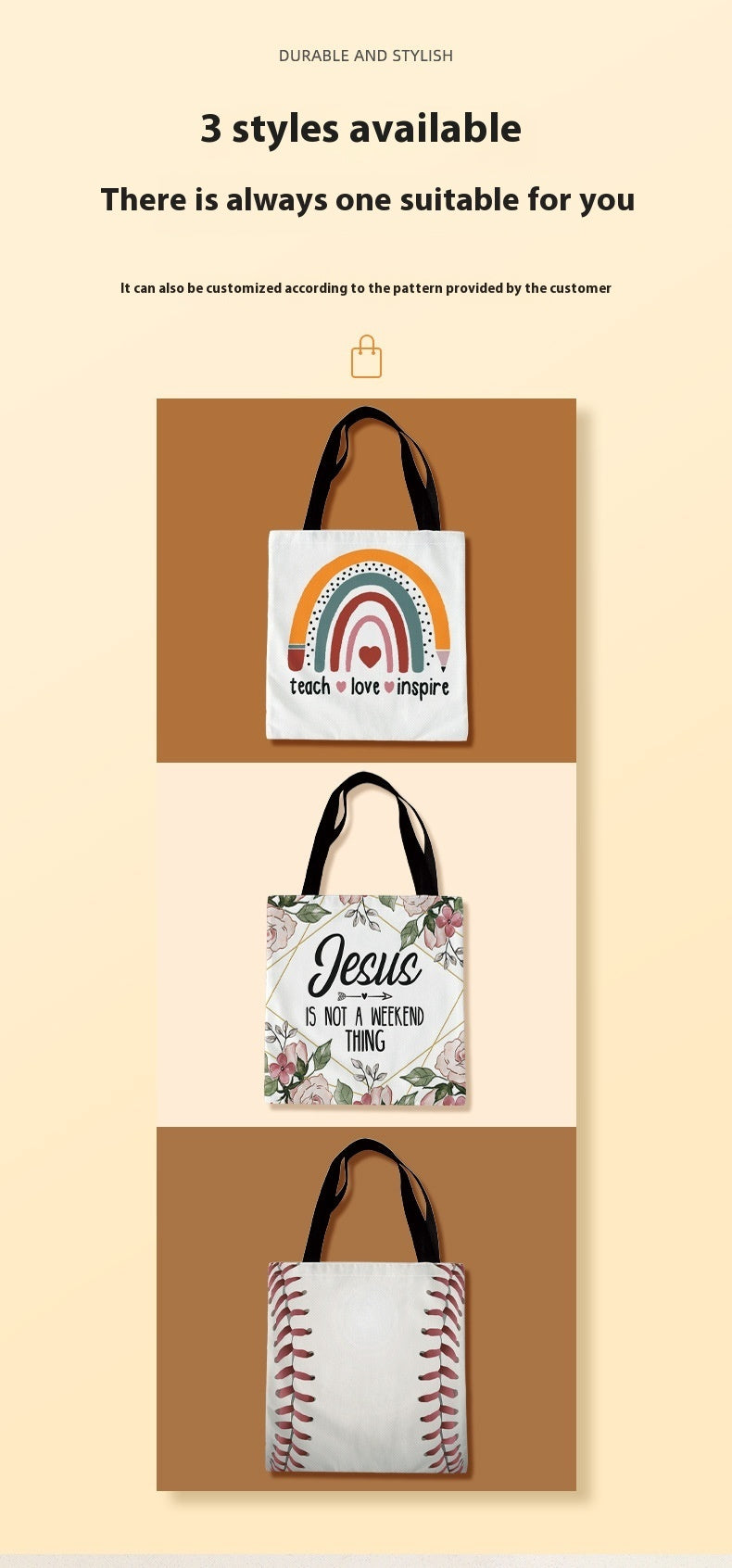 Female Printed Canvas Handbag