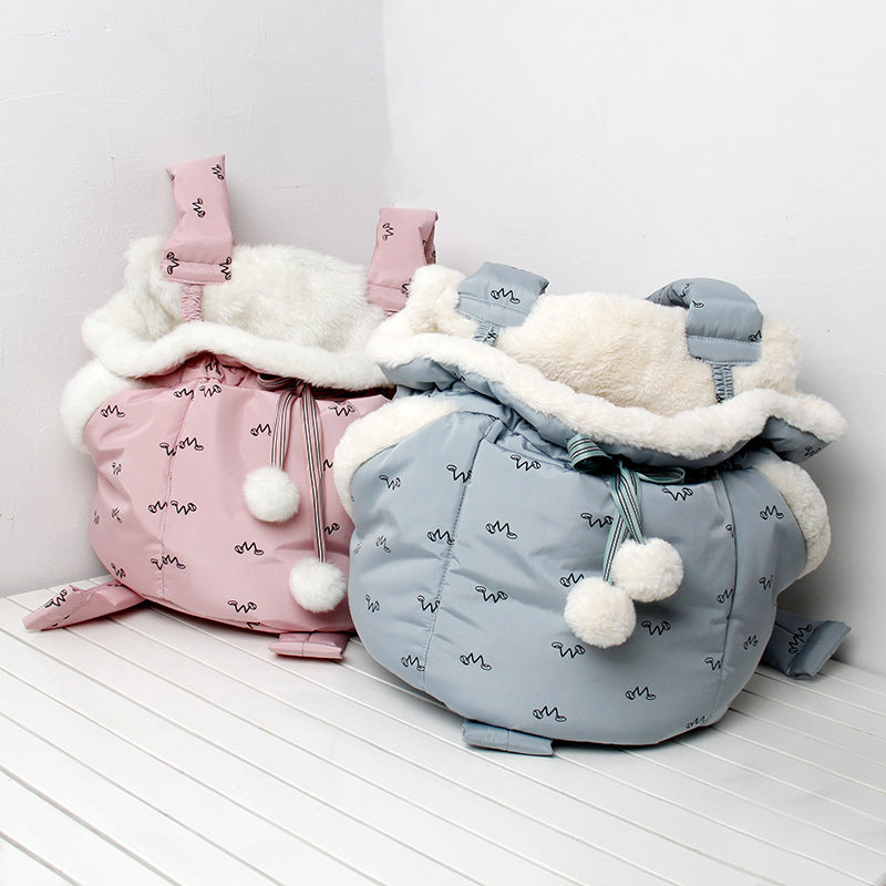 Sac à dos de transport pour animaux de compagnie, utilisation en extérieur et en voyage en hiver