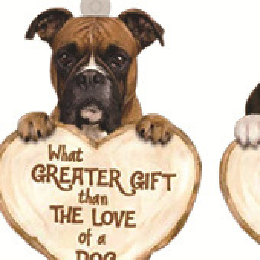 Colgante de llavero acrílico Love Dog