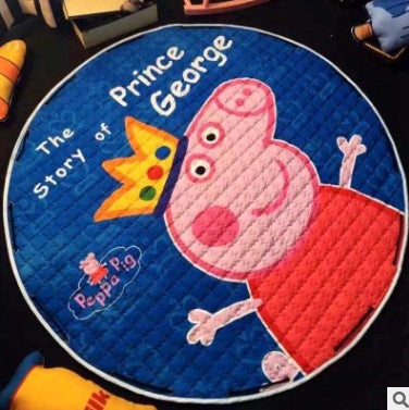 Tapis de rangement pour voiture en coton, modèles d'explosion Ins, tapis de rangement pour jouets, sortie ronde, tapis d'escalade pour enfants, sac de rangement