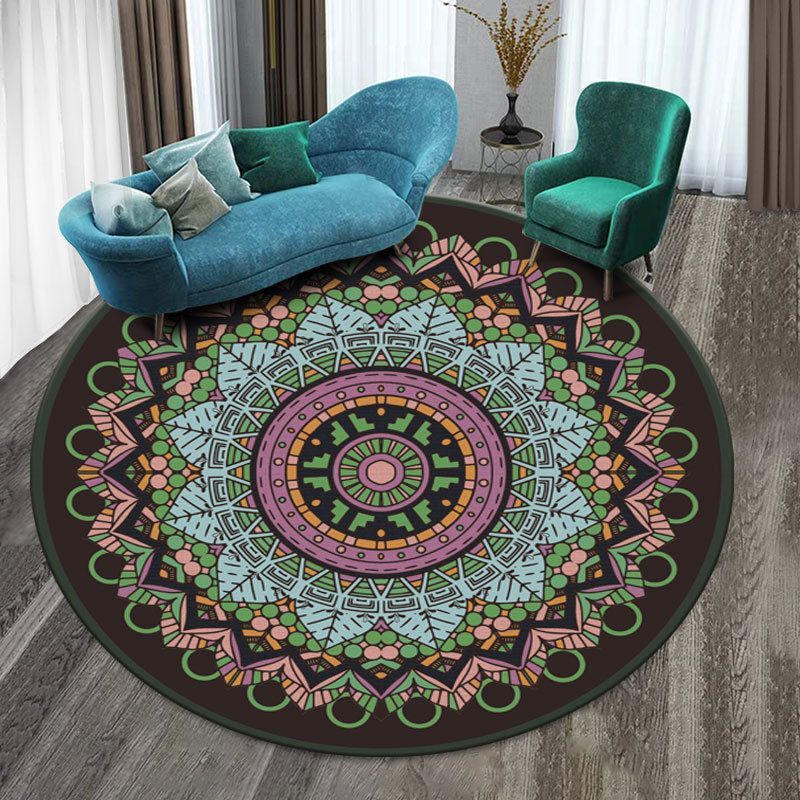 Alfombra étnica mandala