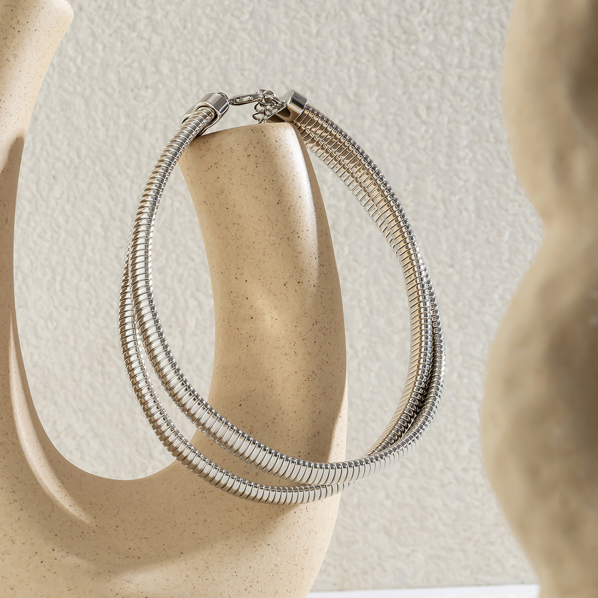 Fashion Metal Snake Bone Collar Women's Simple Multi-layer Necklace