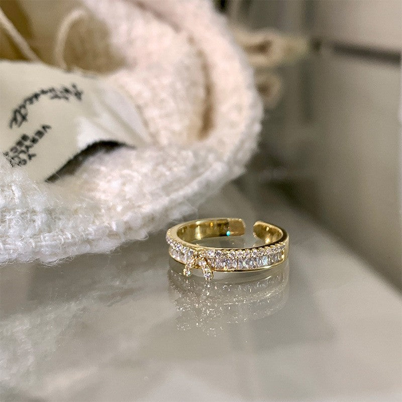 Anillo de piedra Natural ámbar estilo Vintage Maillard para mujer temperamento salvaje