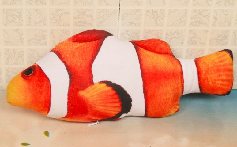 Version sans pince à chat - Jouet de poisson électrique de simulation de poisson sauteur électrique