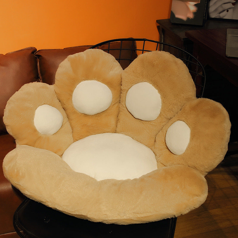 Cojín Súper lindo de la almohada de la pata del oso de la pata del gato