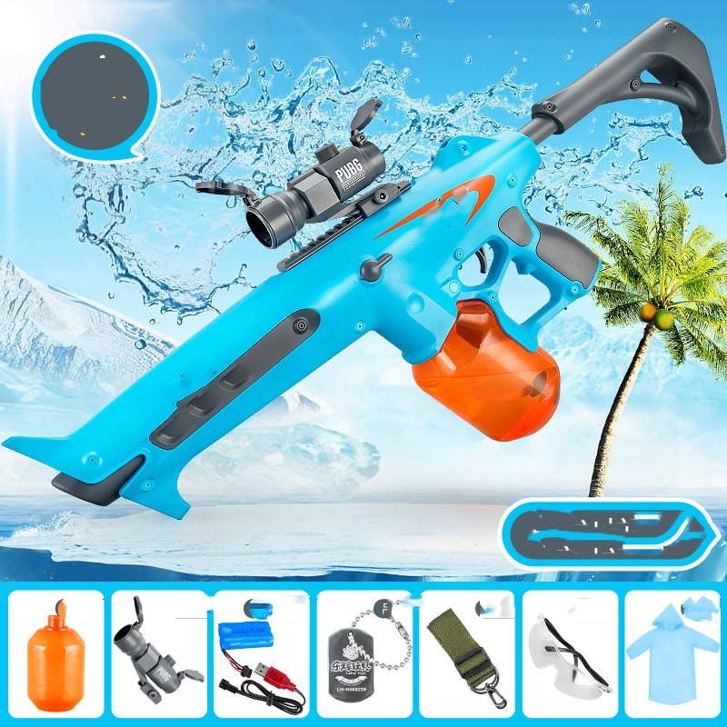 Pistolet à eau électrique continu pour pulvérisation d'eau pour enfants
