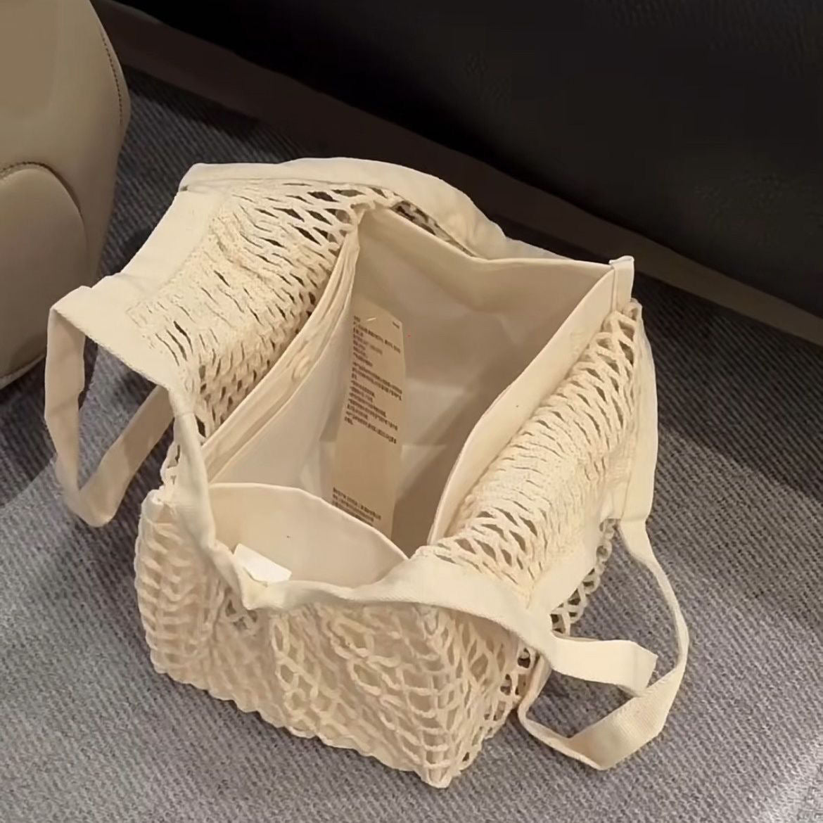 Sac à main évidé tissé d'été pour femme