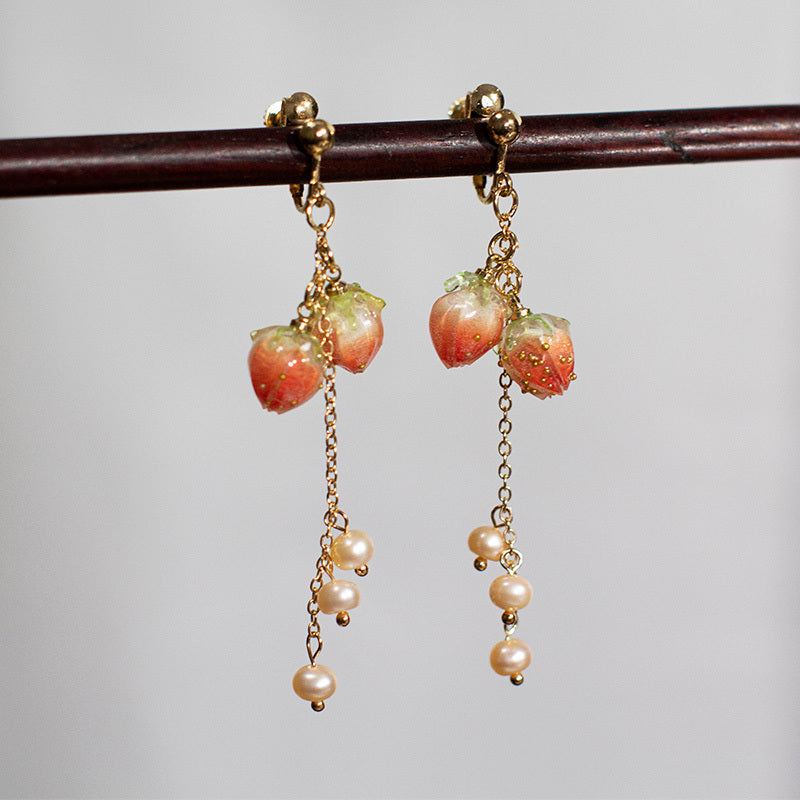 Pendientes Hanfu de estilo antiguo de viento ligero