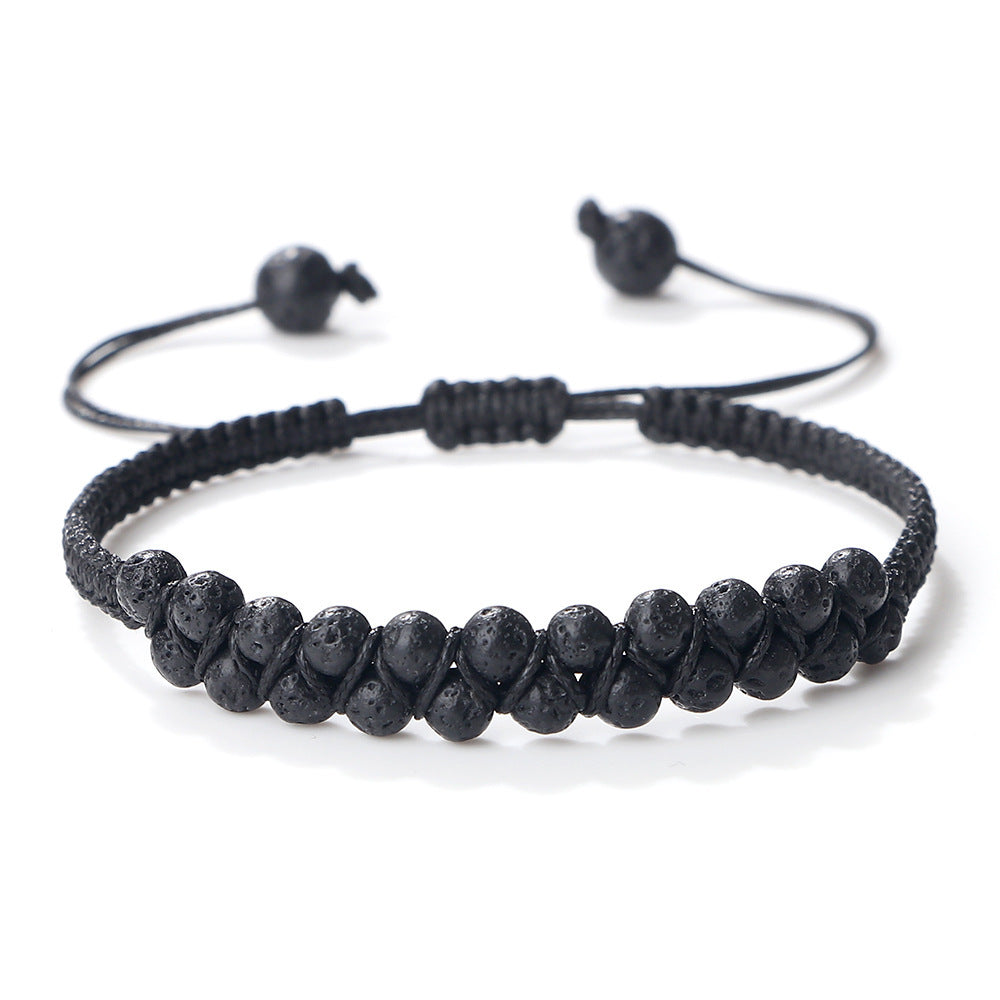 Bohemian Style Fashion Accessories Friendship Rope Bracelet Double Row Beads