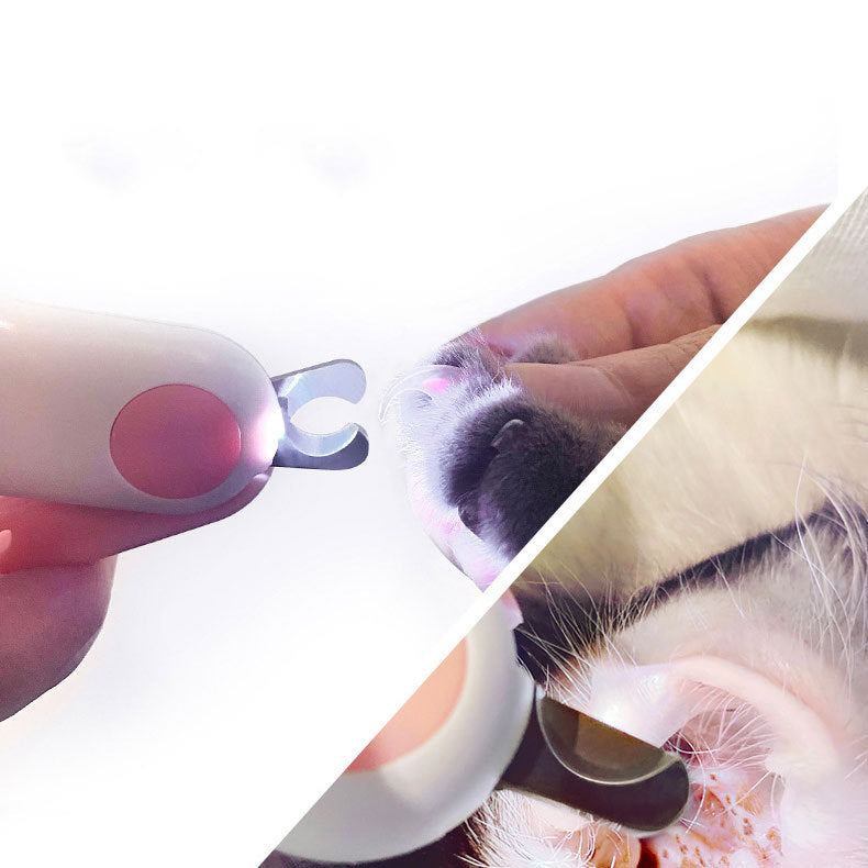 Línea de iluminación LED Pet Mini cortauñas ABS