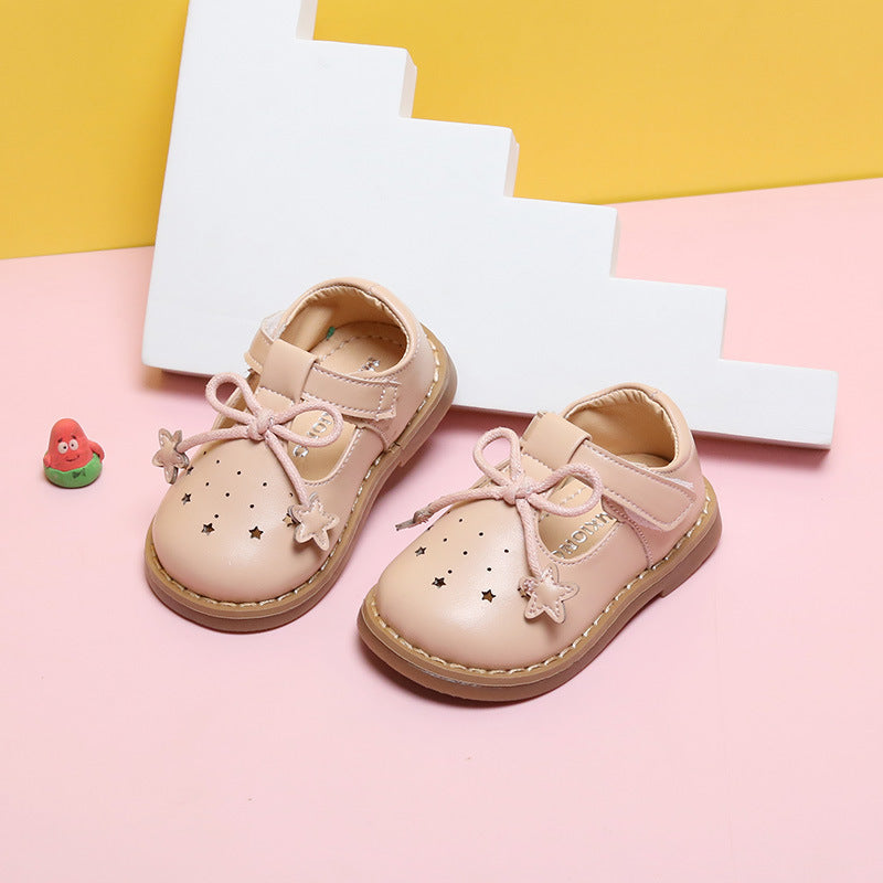 Zapatos de suela blanda para niños pequeños, transpirables, para niñas