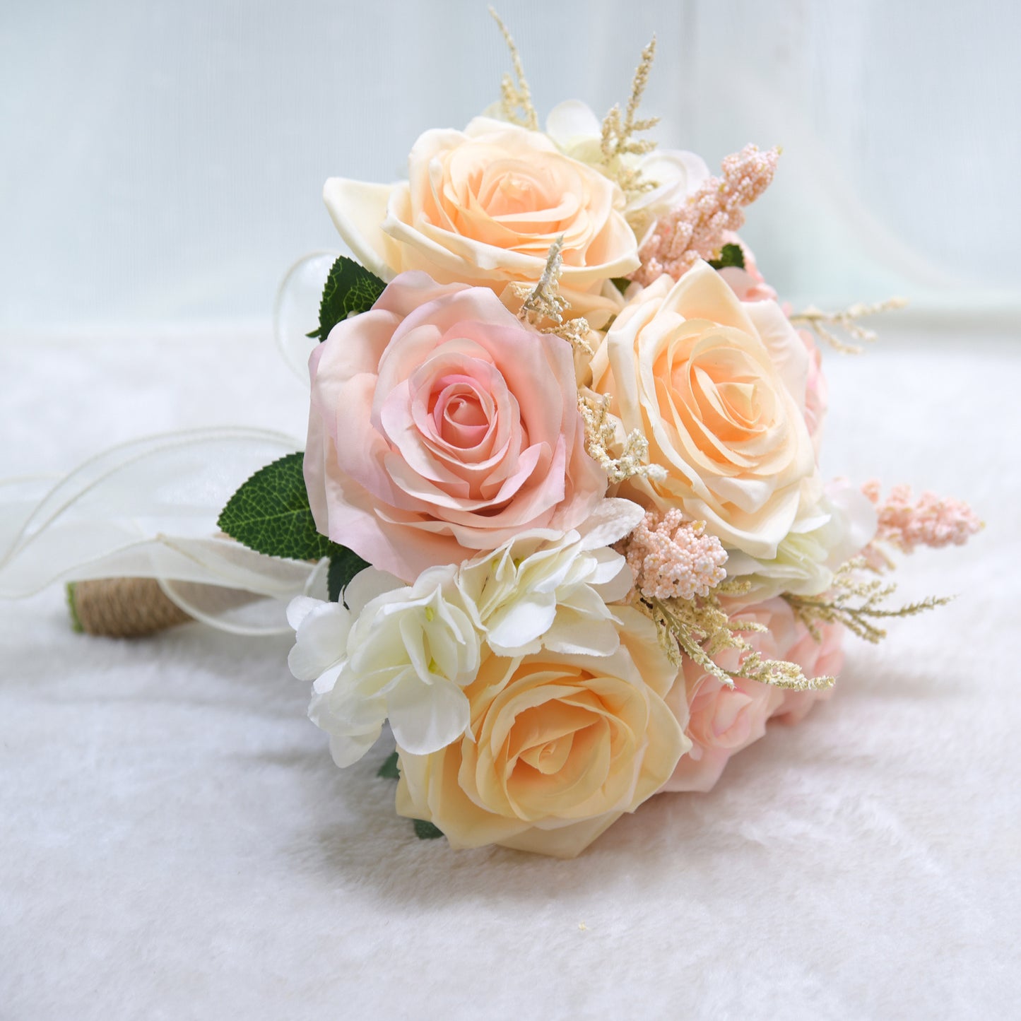 Simulation de Bouquet à main en plein air, accessoires de photographie, fournitures de mariage pour mariée