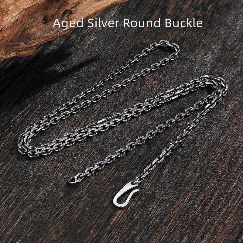 Collares de plata esterlina para hombres y mujeres