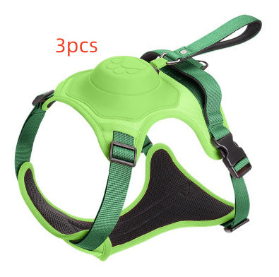 Harnais de collier pour chien, antidéflagrant, poinçon respirant et réglable pour animaux de compagnie, gilet d'entraînement en plein air