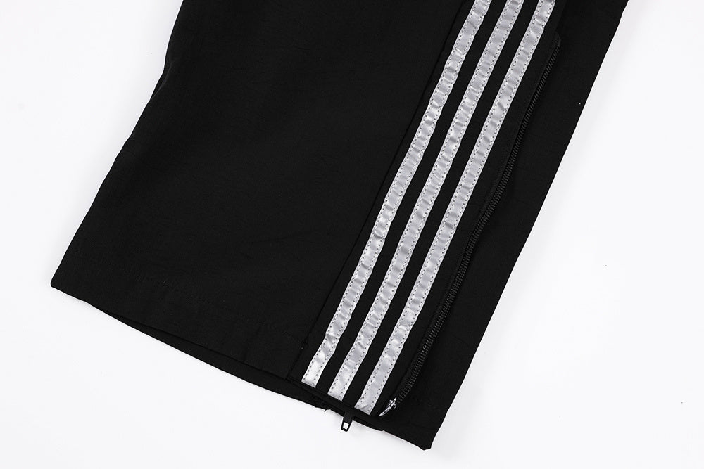 Men's Side Striped Stitching Tooling Straight Pants