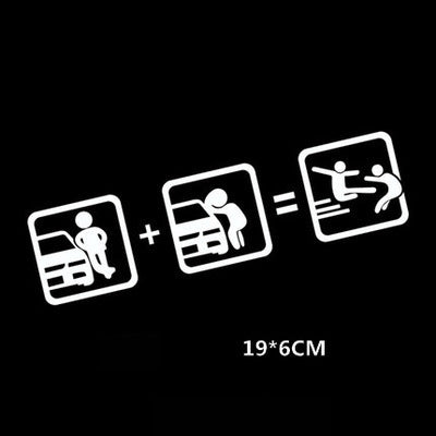 Don't Touch My Car Reflective Bumper Sticker
