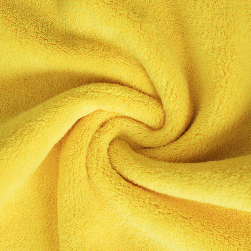 Serviettes pour chiens pour sécher les chiens, serviette de bain pour chien, serviettes pour chiens et chats à séchage rapide, serviettes en fibres douces, super absorbantes, serviette en microfibre douce à séchage rapide pour chiens, chats jaune