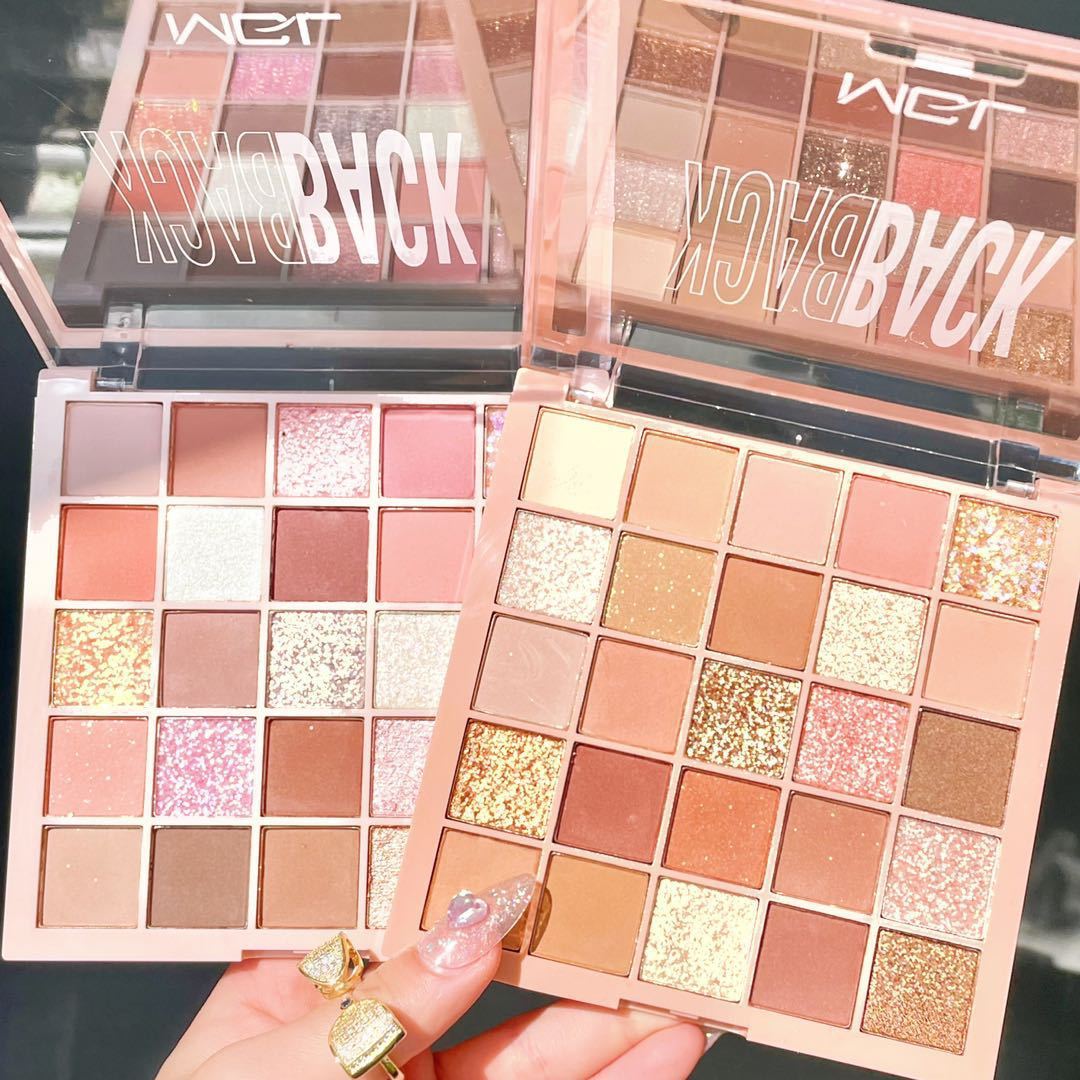 25 colores placa de sombra de ojos brillo mate principiante brillante estudiante sombra de ojos