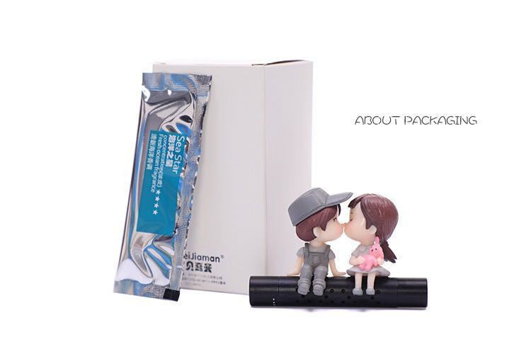 Air Outlet Decoration Cartoon Couple Gift Car Perfume Clip