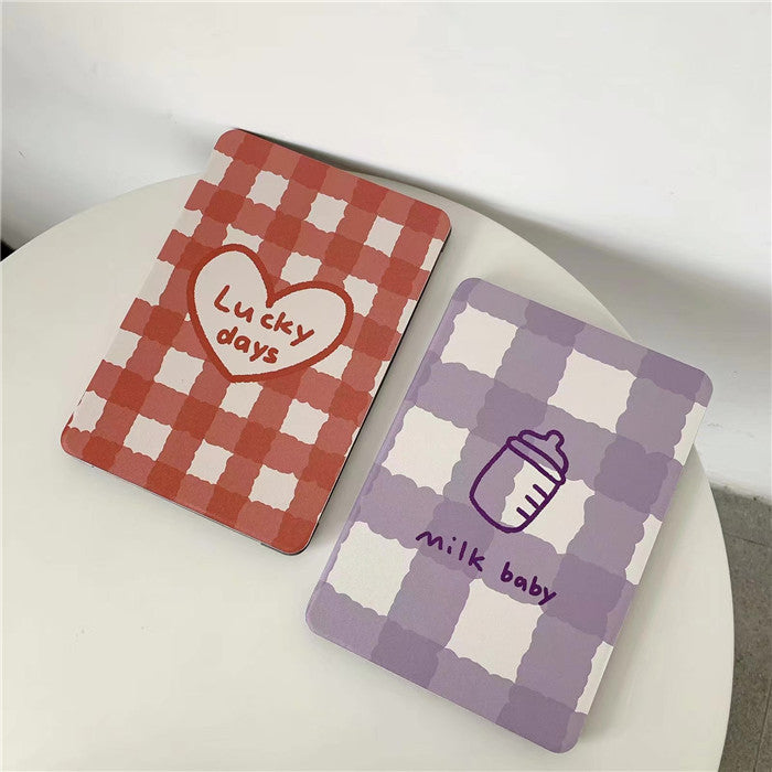 Compatible avec Apple, étui de protection en cuir pour tablette, coque souple Mini