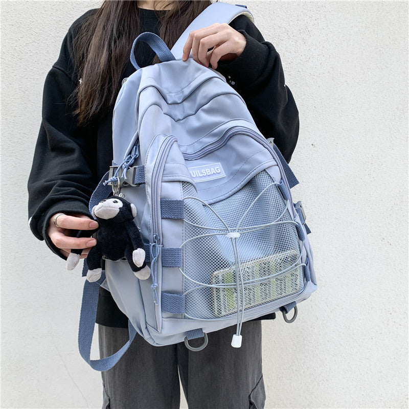 Sac à dos simple de grande capacité pour étudiants du primaire et du collège