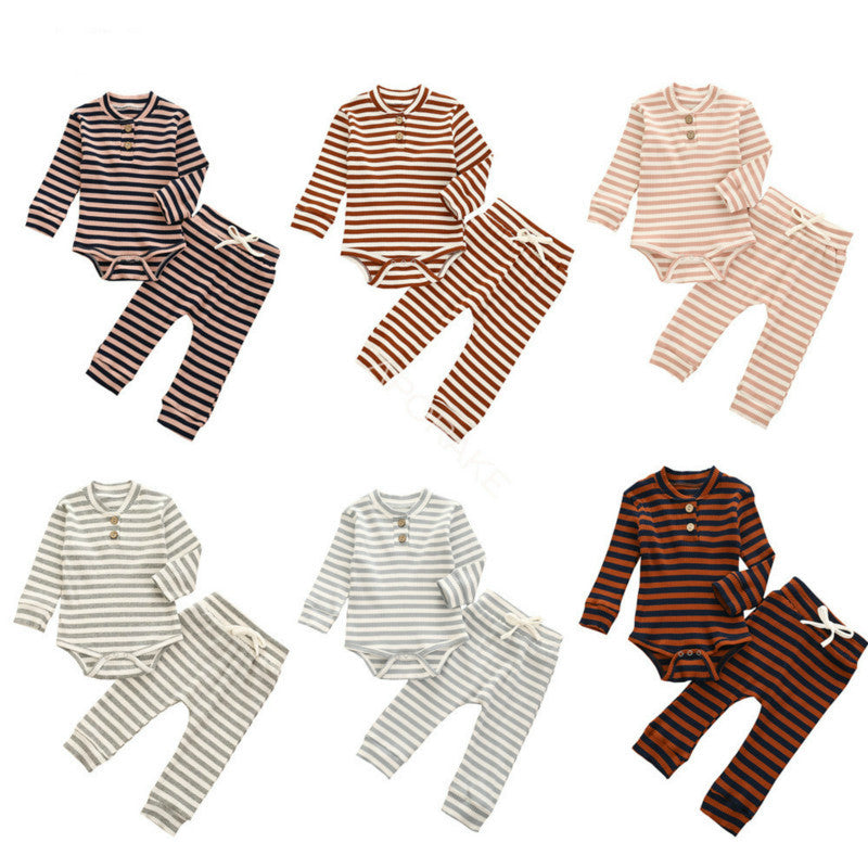 Ensemble de vêtements bébé garçon collants en coton fille nouveau-né