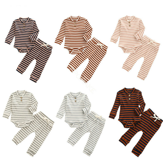 Ensemble de vêtements bébé garçon collants en coton fille nouveau-né