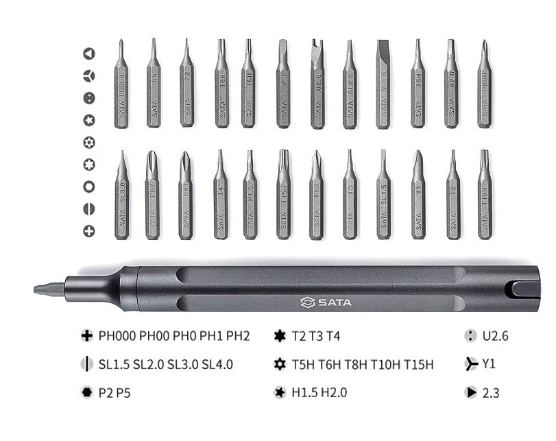 Jeu de vis multifonctionnel 24 en un